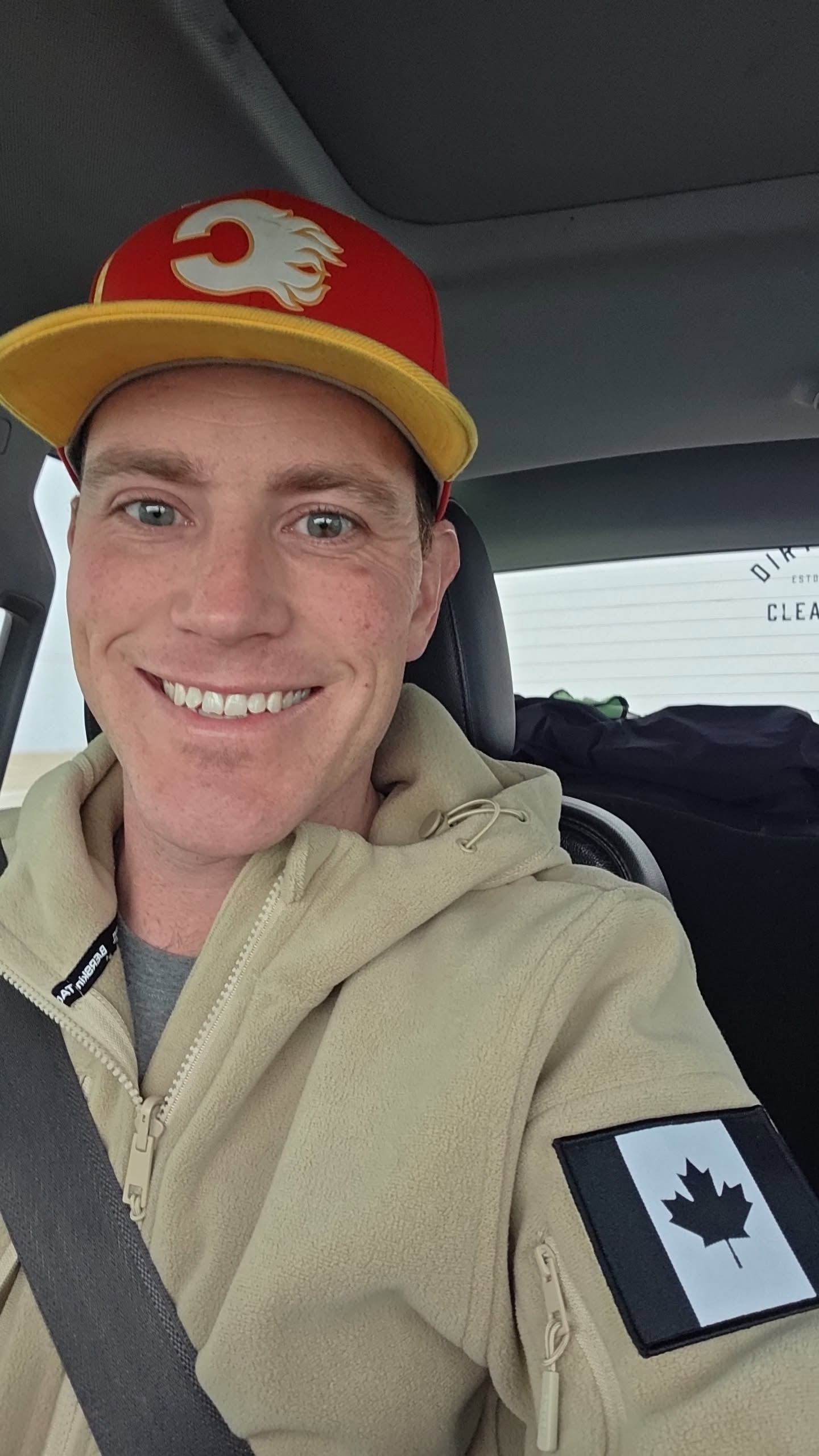 Brandon Gosling operating agricultural drone in Saskatchewan field